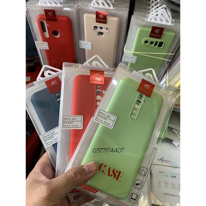 Ốp lưng dẻo màu cho Oppo Reno 2F hiệu Kt Desing chống bám bẩn