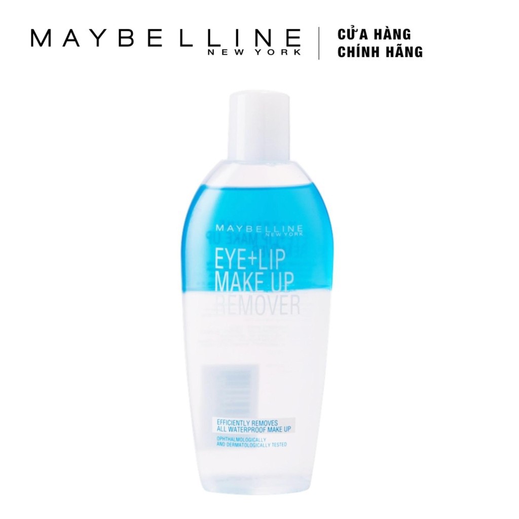 Nước Tẩy Trang Mắt và Môi 2 lớp Maybelline New York Eye & Lip Makeup Remover 150ml