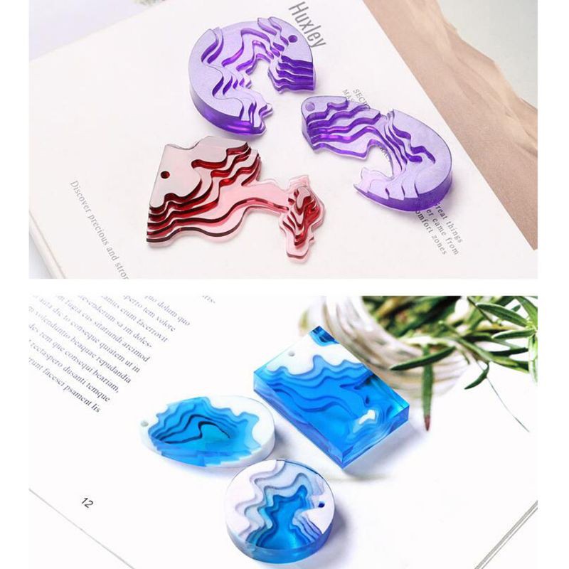 Khuôn Silicone Hình Đại Dương Dùng Làm Trang Sức Thủ Công