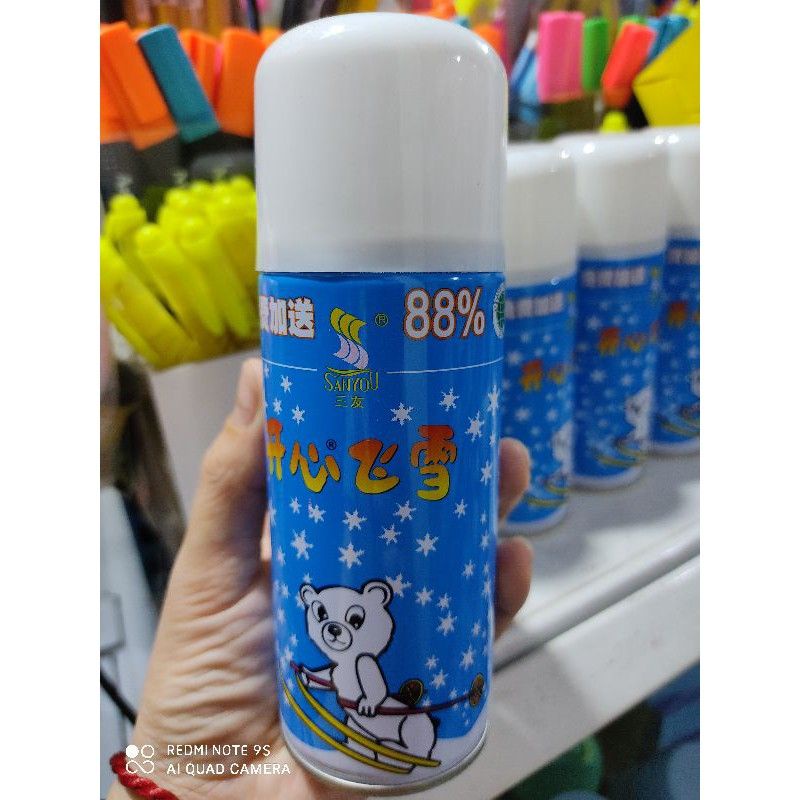 Bình xịt tuyết sinh nhật