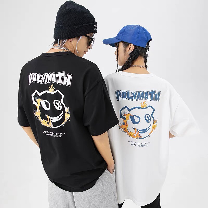 Áo Thun PoLyMath Tay Lỡ Fom Rộng, Phông Nam Nữ Unisex 2022 - Ovi 09