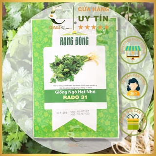 Hạt Giống Ngò Rí (Ngò Hạt Nhỏ) Rado 31 gói 20gr Rau Mùi thơm, gia vị mọi nhà