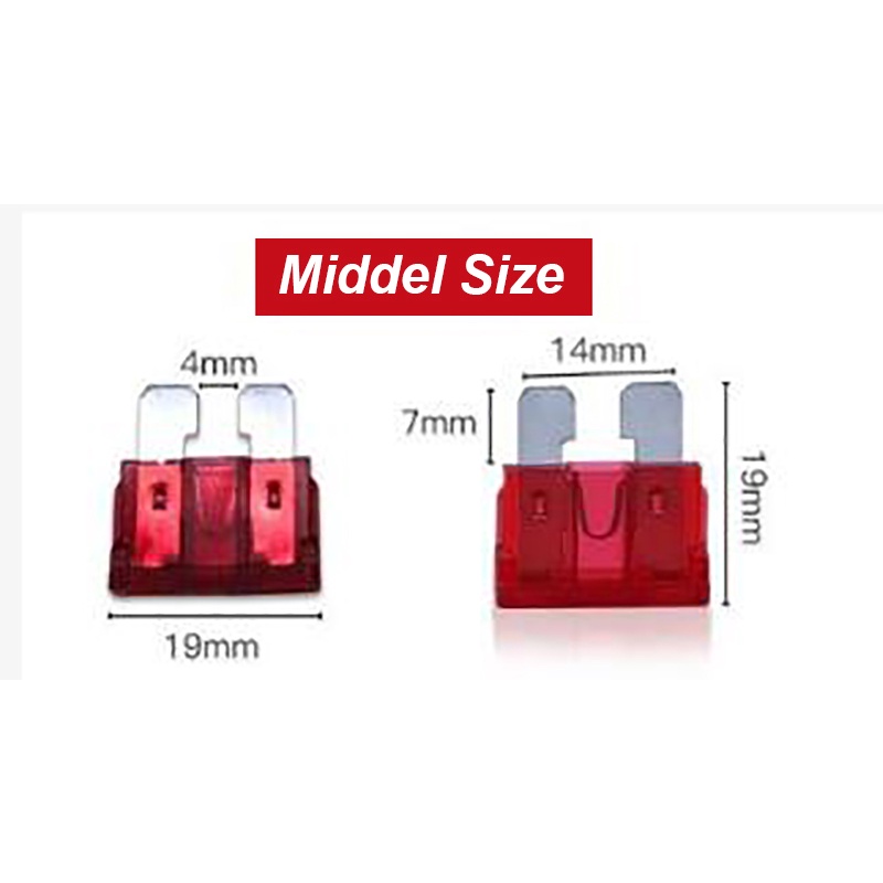 Set 100 Cầu Chì 2-35A Kèm Hộp Đựng Dành Cho Ô Tô / Xe Tải