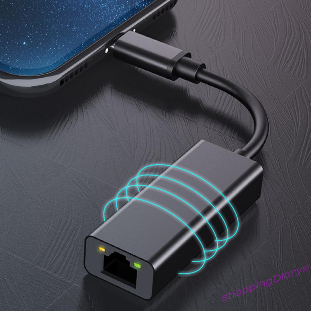 Đầu Chuyển Đổi Từ Cổng Type-C Sang Rj45 10/100mbps Lan Ethernet S3-8052-C Tiện Dụng | BigBuy360 - bigbuy360.vn