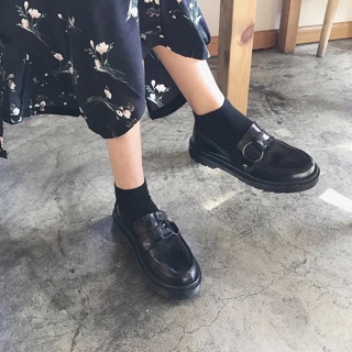 Giày Da Bóng ulzzang