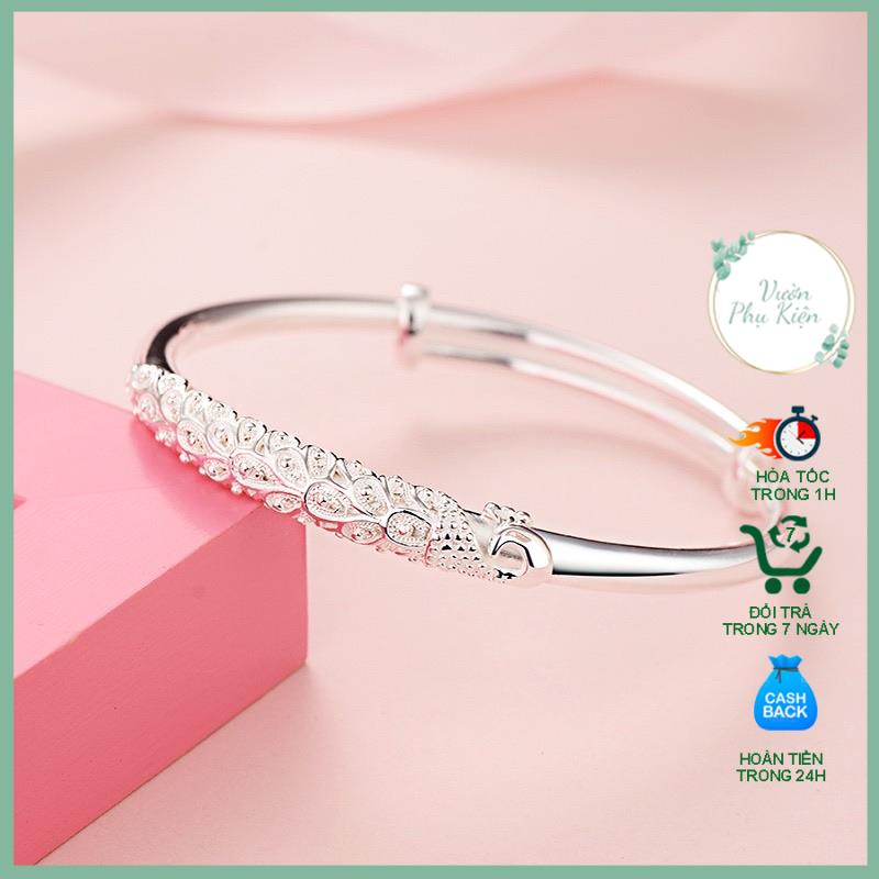Lắc tay bạc - Vòng tay bạc S925 thanh lịch dành cho nữ VPK03