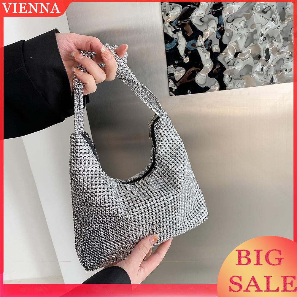 Túi Đeo Vai Đính Đá Lấp Lánh Phong Cách Boho Thời Trang Cho Nữ