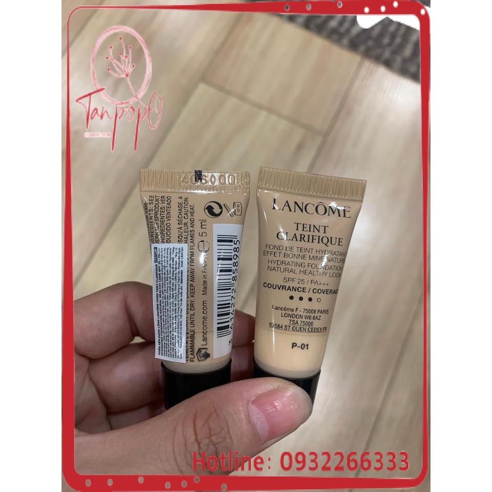 Kem nền Lancome Teint Clarifique 5ml (P-01)