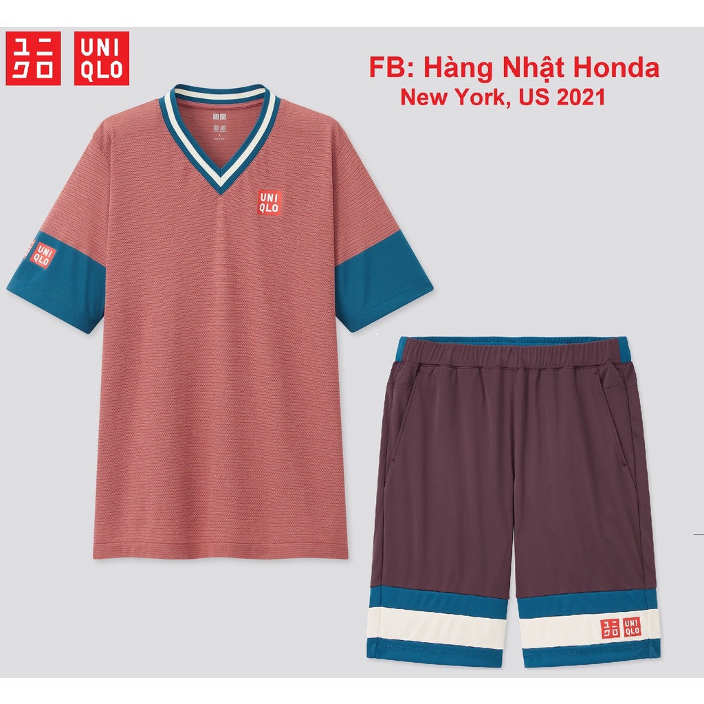 [Auth Uniqlo] Quần thể thao Tennis Uniqlo Kei Nishikori - Giải Mỹ 2021