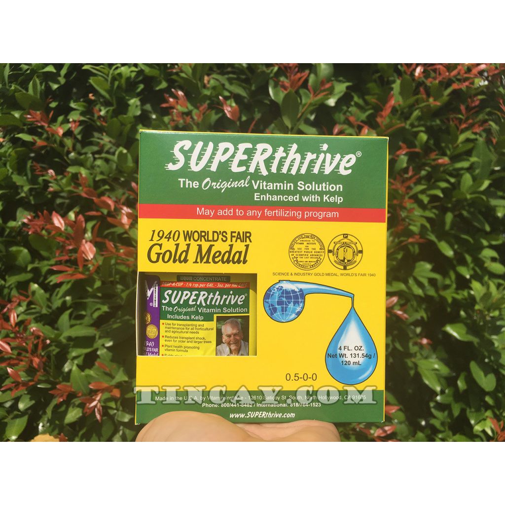 Chế phẩm kích thích sinh trưởng cây trồng Superthrive 120ml