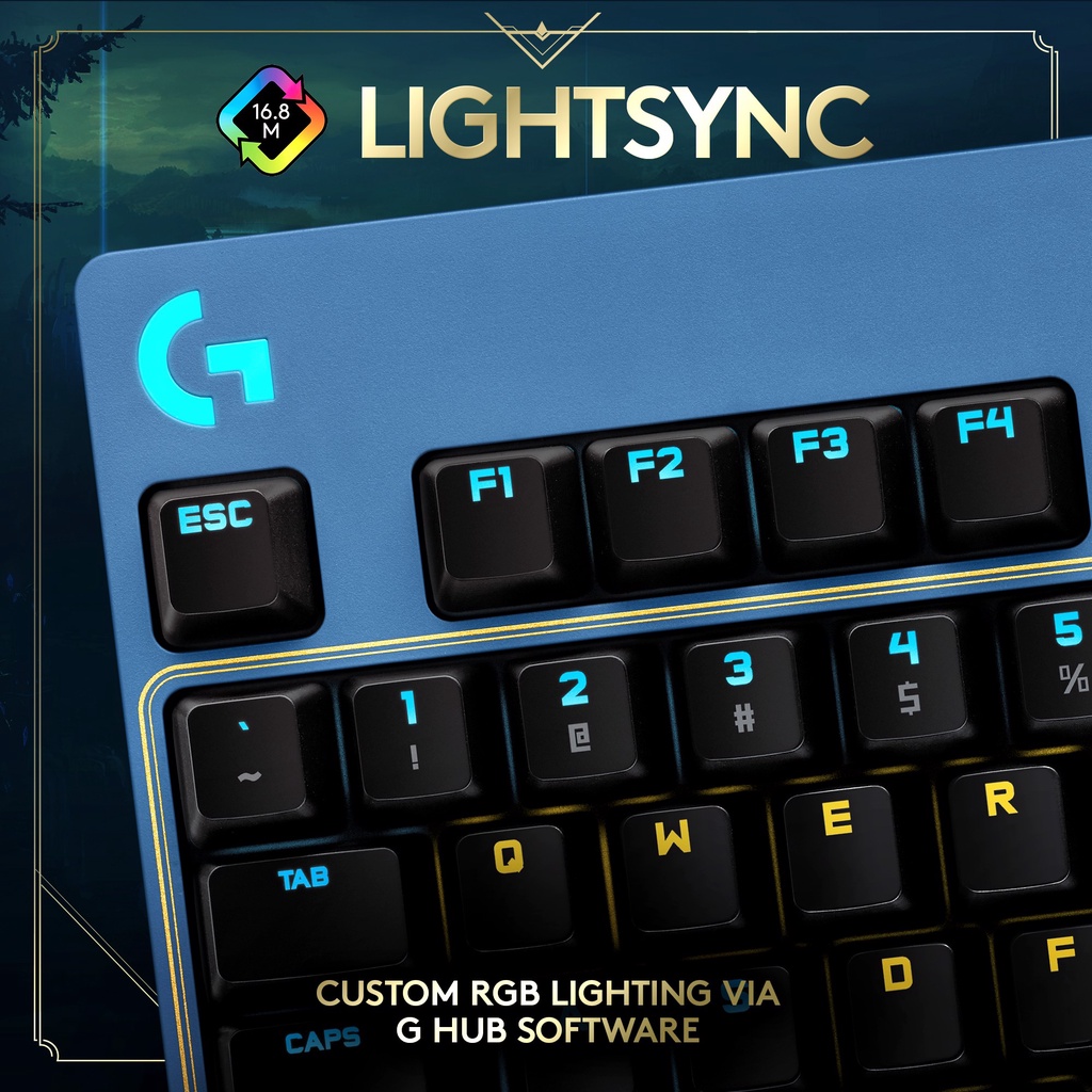 Bàn phím cơ Logitech G Pro X League of Legends