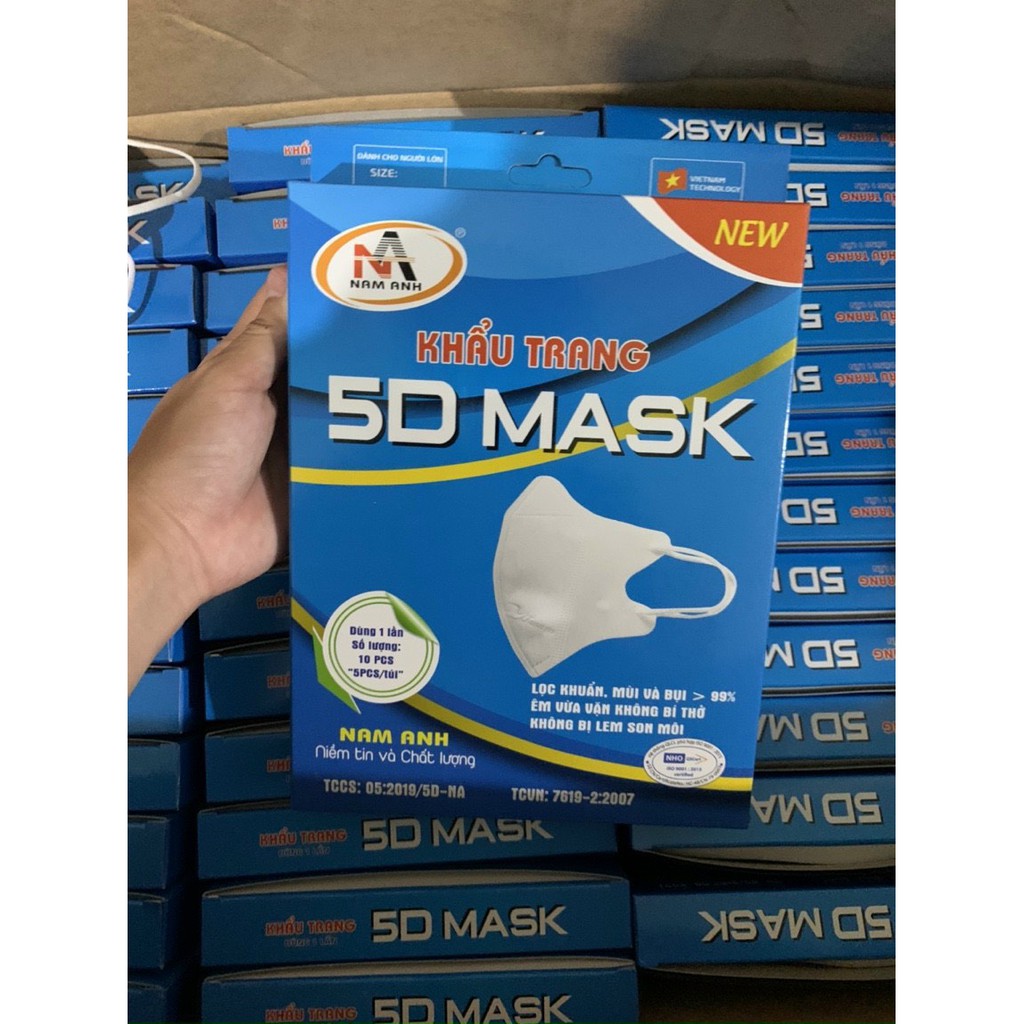 Khẩu trang N95 - HỘP 10 CÁI - Khẩu trang VN95 FAMAPRO - Khẩu trang 5D MASK FAMAPRO - KHẨU TRANG N95 HIỆU T&T | BigBuy360 - bigbuy360.vn