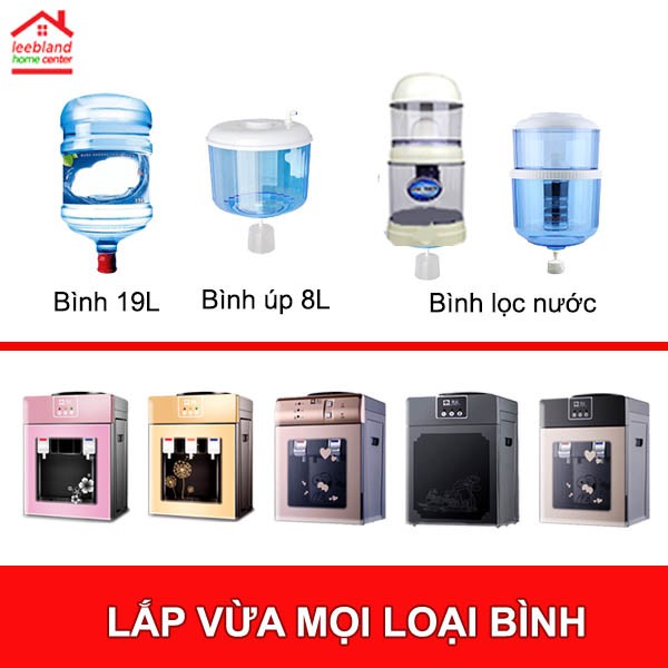 Cây nước nóng úp bình Camel HC92KMCửa kính bảo vệ Bảo hành Toàn quốc 12 Tháng - leebland