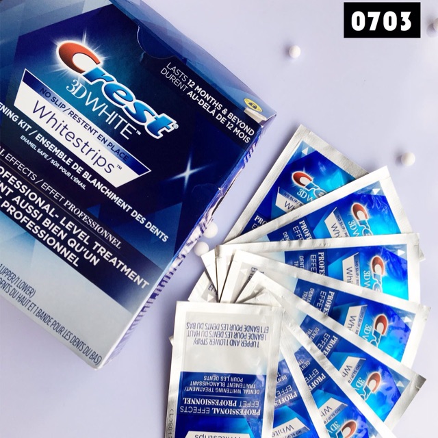 MIẾNG DÁN TRẮNG RĂNG CREST 3D WHITE✨ ✨