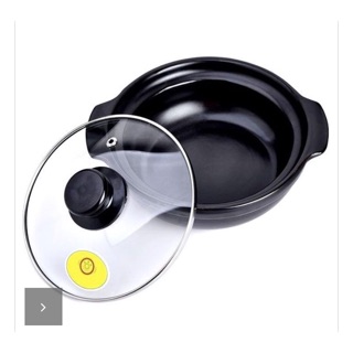 Nồi đất kho tộ, nấu mì cay tráng men cao cấp