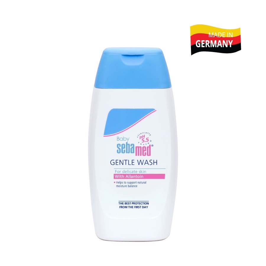Bộ sản phẩm tắm gội làm sạch dịu nhẹ &amp; dầu mát-xa cho bé Sebamed