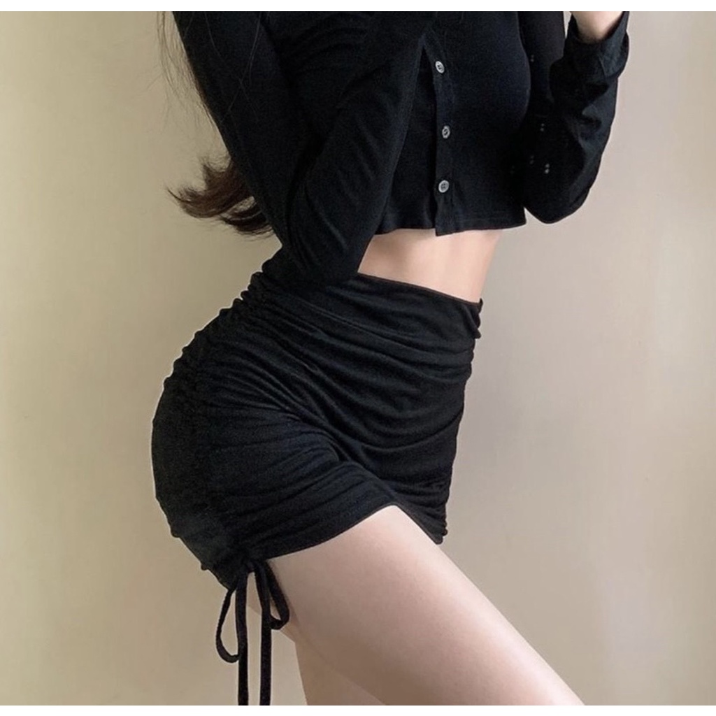 Chân váy rút dây hai bên ôm body ( KÈM QUẦN TRONG )
