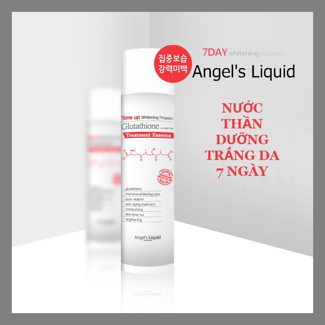 Nước Hoa Hồng Dưỡng Trắng Da Glutathione 7 Day Tone up Whitening Program Treatment Essence 150ml