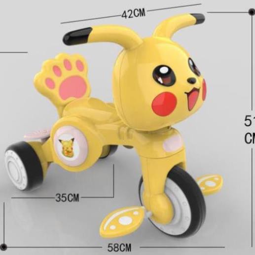 Xe đạp trẻ em ba bánh Pikachu