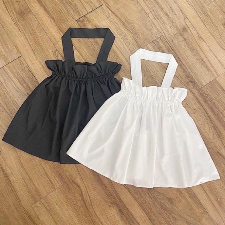 Áo kiểu nữ chất vải Kate lụa phối dây chồng cổ [Hàng Đẹp] | BigBuy360 - bigbuy360.vn