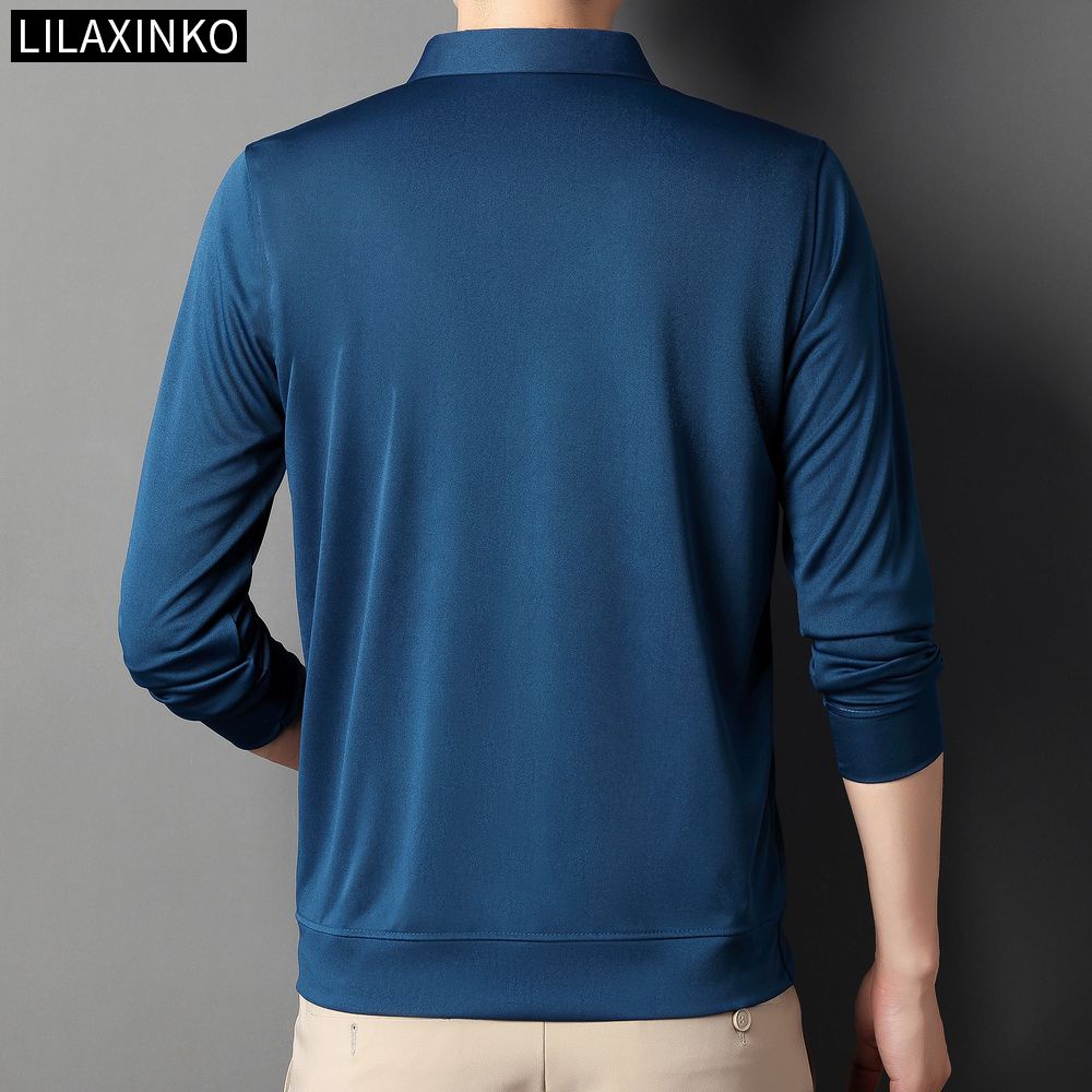 Áo Thun Polo 5 Màu Tùy Chọn Tay Dài Cổ Điển Thời Trang Cho Nam