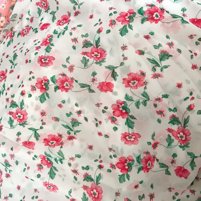 vải von hoa nhí siêu đẹp