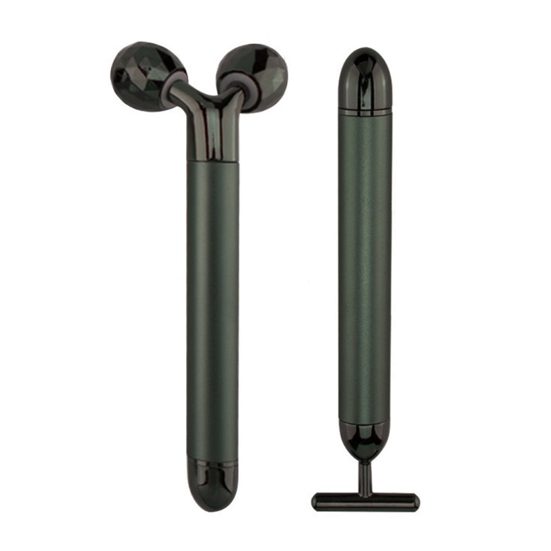 Set 2 Cây Lăn Mát Xa Mặt 3D Chống Nếp Nhăn Làm Săn Chắc Da