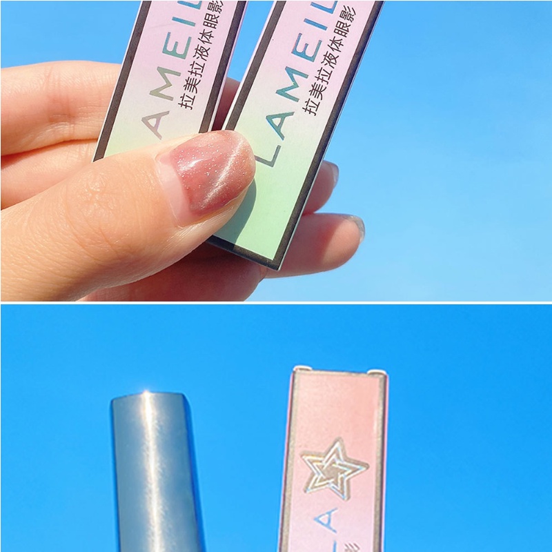 LAMEILA Phấn Mắt Dạng Lỏng Màu Sắc Long Lanh Chống Nước Tiện Dụng