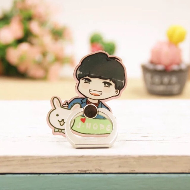 Iring chibi BTS (giá đỡ điện thoại đa năng)