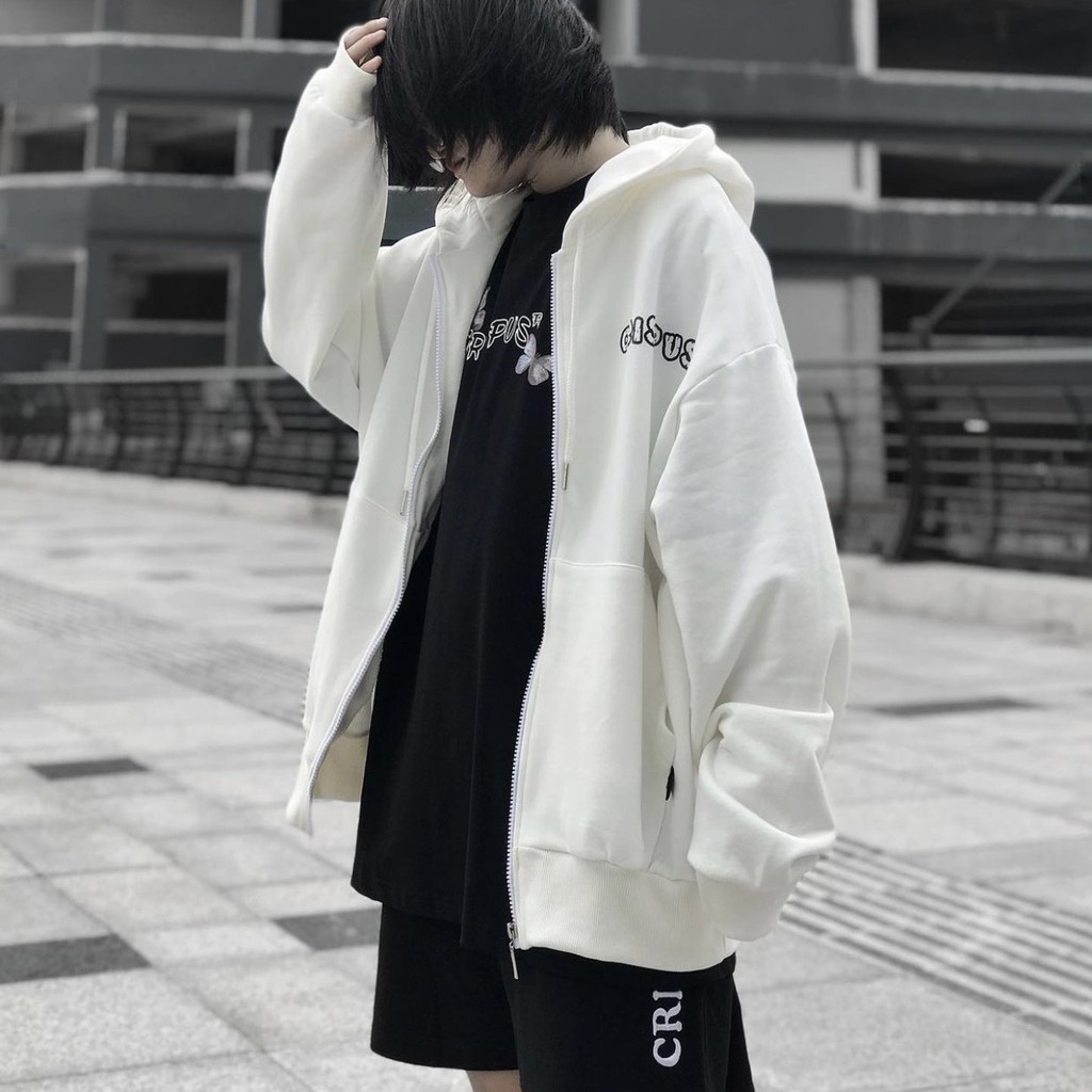  Áo khoác nỉ bông cripus unisex phom rộng chất nỉ coton thu đông 2021 | BigBuy360 - bigbuy360.vn