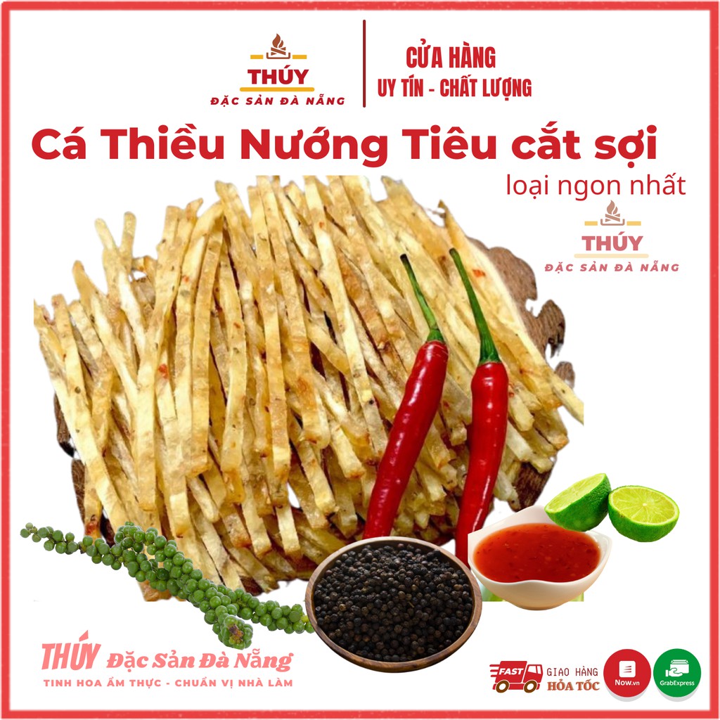 [ 500gr ] CÁ THIỀU NƯỚNG TIÊU Cao cấp ĐẶC SẢN ĐÀ Nẵng ăn liền | BigBuy360 - bigbuy360.vn