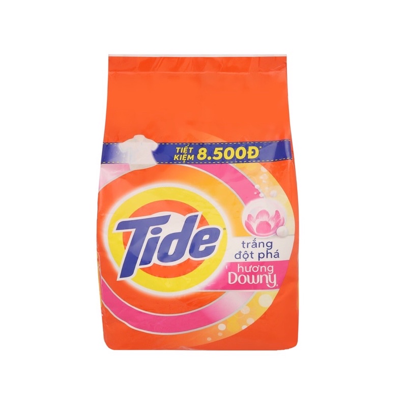 BỘT GIẶT TIDE SIÊU TRẮNG HƯƠNG DOWNY 2.5KG/TÚI trắng đột phá 2,7kg