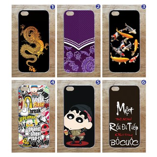 Ốp lưng iPhone 4 / 4S (Ốp Dẻo) - Hình Rồng Vàng, Hoa Tím, Cá Koi Nhật, Flash Superman, Shin, Thư Pháp