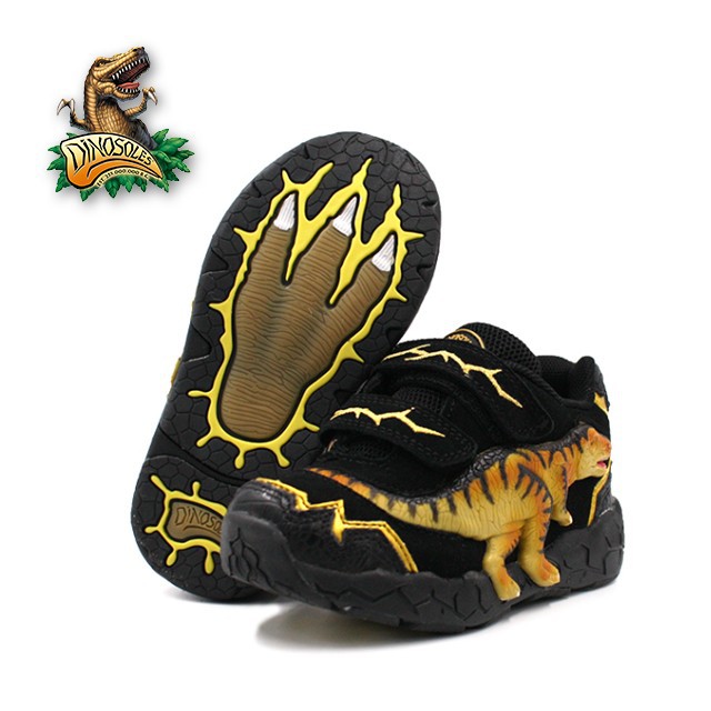 Giày thể thao bé trai, giày thể thao khủng long Dinosoles chính hãng - Xanh