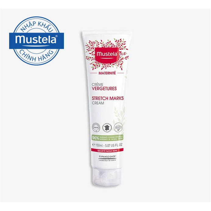 Kem Ngăn Ngừa Rạn Da Cho Mẹ Bầu Mustela Stretch Marks Prevention Cream 150ml