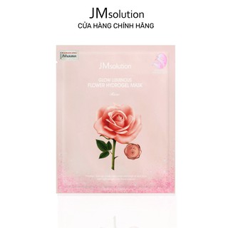 Mặt Nạ Thạch Hoa Hồng, Thư Giãn Da JMsolution Glow Luminous Flower Hydrogel Mask Rose 30g