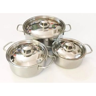 BỘ 3 NỒI INOX SHARK THÁI LAN