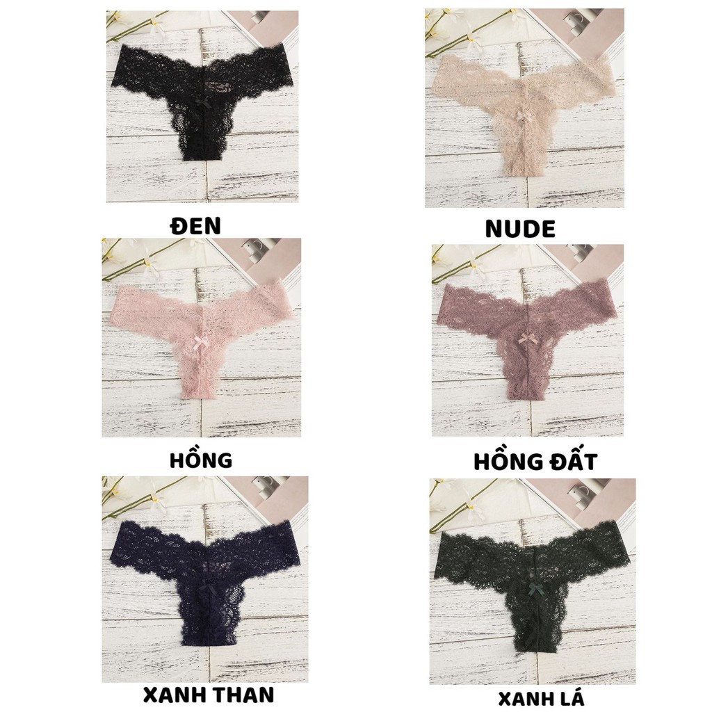 Quần Lót Nữ Lọt Khe Ren cao cấp mềm mại họa tiết gợi cảm quyến rũ mã Q8003 | BigBuy360 - bigbuy360.vn