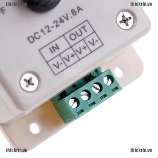 <Hot~new>1Pc 12v-24v 8a pir sensor led strip light switch dimmer brightness controller