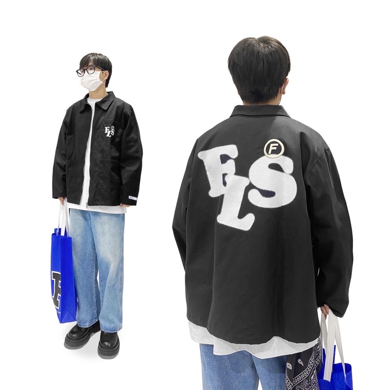 Áo khoác kaki FEARLESS FLS logo