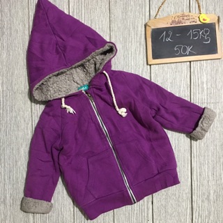 Áo khoác nỉ hoddie cho bé