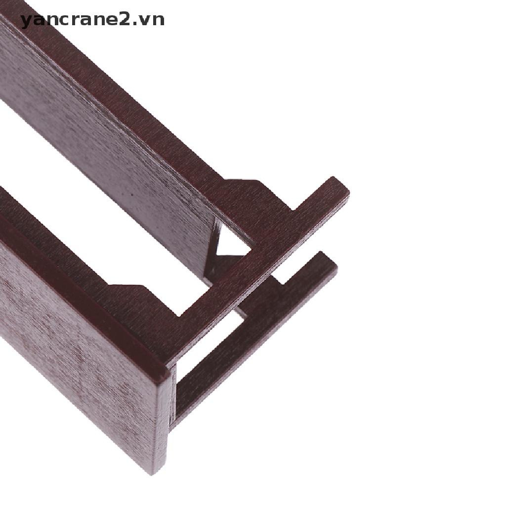 Mô Hình Bàn Cà Phê Bằng Gỗ Tỷ Lệ 1 / 12 Dùng Trang Trí Nhà Búp Bê