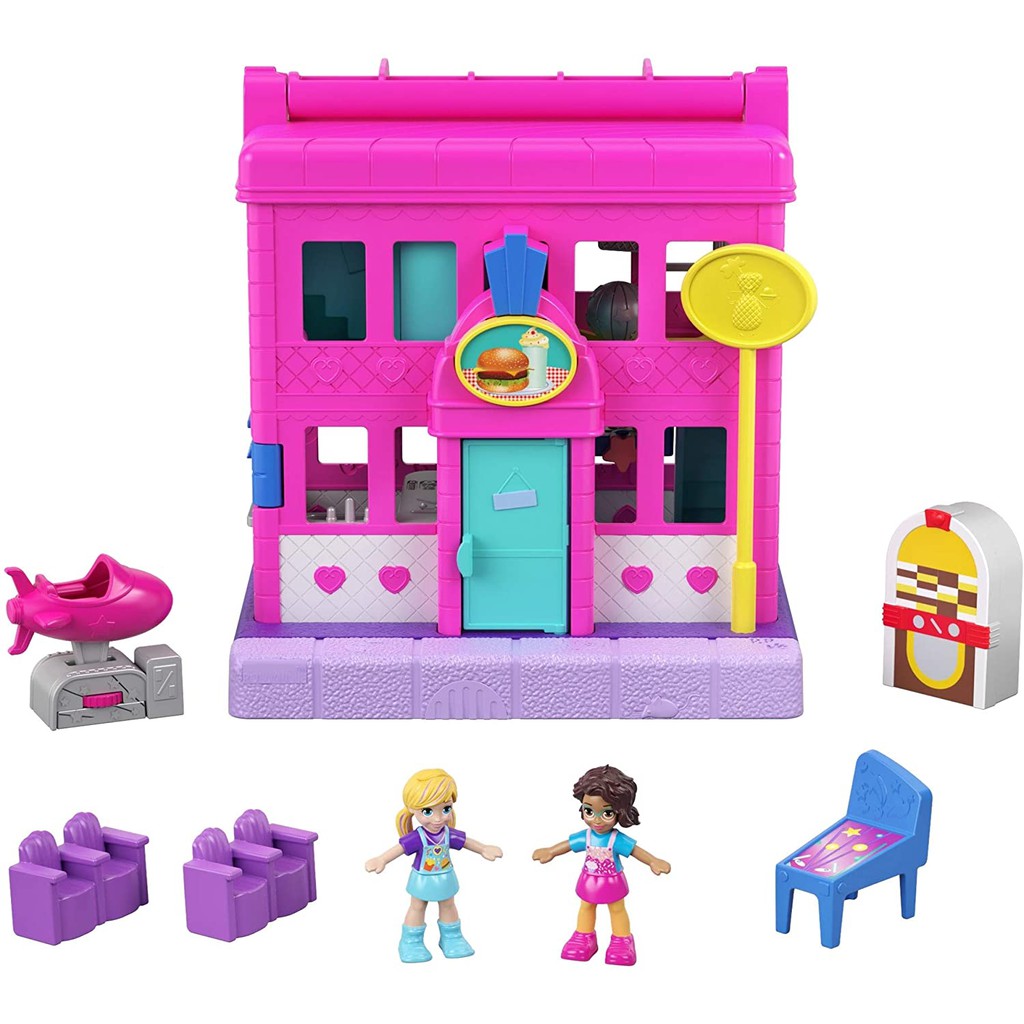 ĐỒ CHƠI POLLY POCKET - Bộ phòng ăn sắc màu của Polly Pocket - MÃ SP GGC30/GGC29