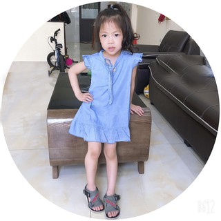 Váy jean mềm chất lượng cao cho bé gái từ 2 - 6 tuổi