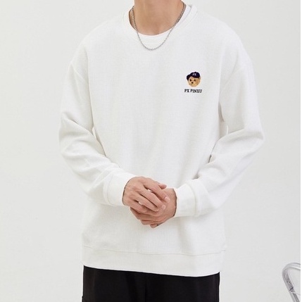 Áo nỉ nam nữ dài tay thu đông, áo thun nam nữ mùa thu chất nỉ da cá