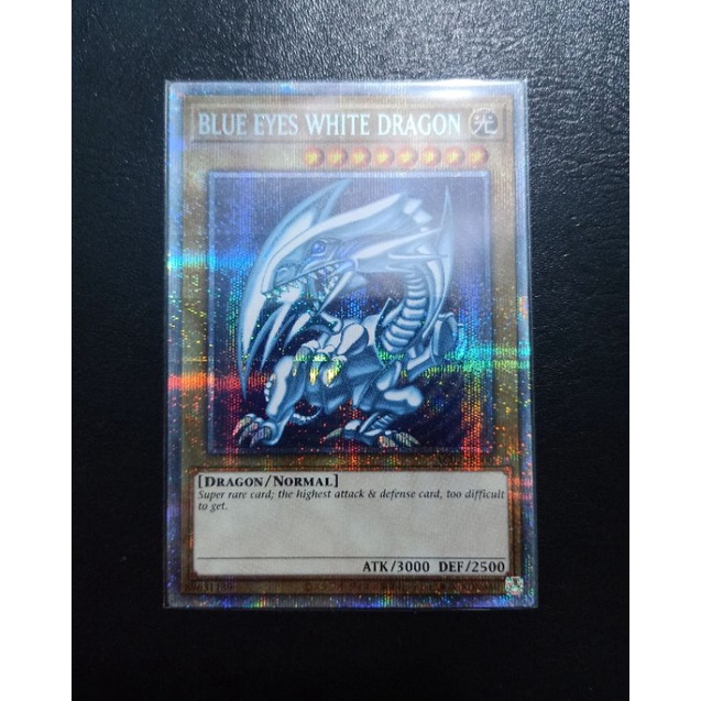 Thẻ Bài Yugioh Blue Eyes White Dragon PRISMATIC SECRET RARE