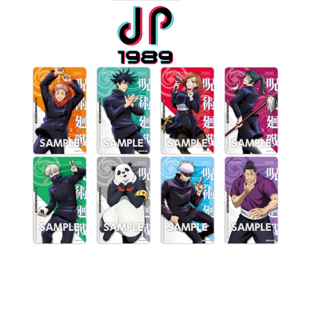 Sticker Jujutsu Kaisen Chính Hãng ENSKY 01