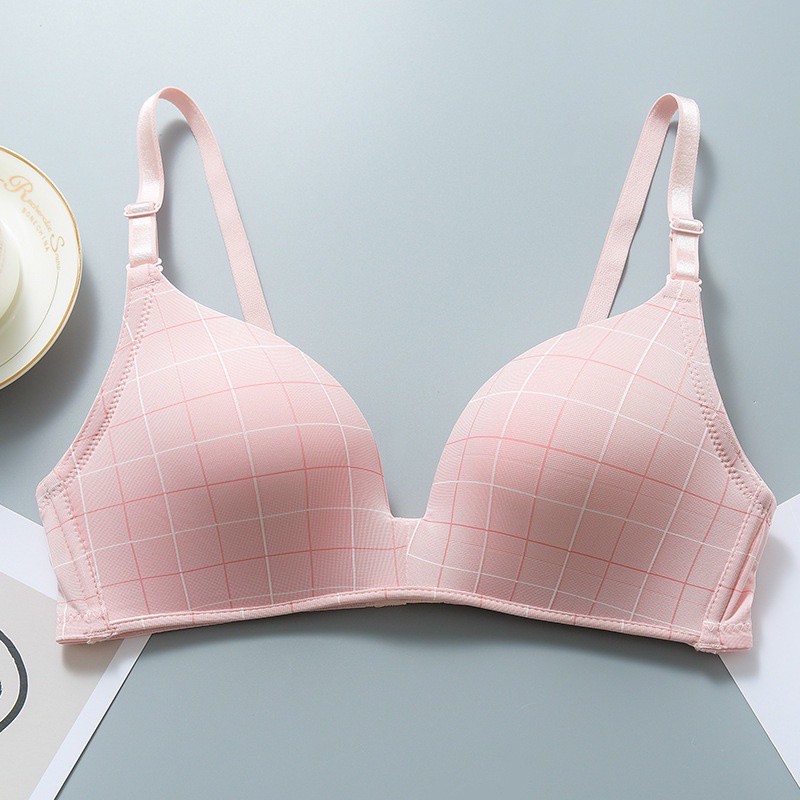 ♥️ SHOP UY TÍN ♥️ [Áo Lót Nữ] Áo Ngực Kẻ Caro Không Gọng Đệm Mỏng Áo Lót Mỏng A1020