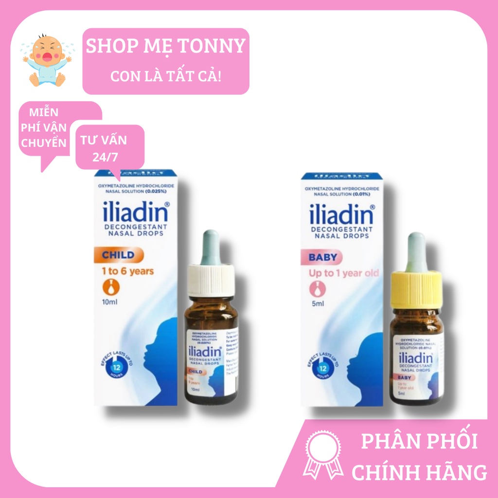 Nhỏ mũi iliadin Baby