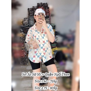 Bigsize 60 - 90kg [ Áo sơ mi Fom Rộng ]